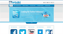 Desktop Screenshot of fanbullet.com